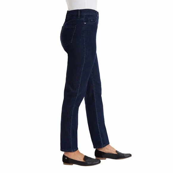 ⭐️Gloria Vanderbilt Ladies' Amanda Stretch Denim Jean blue size‎ 8 short - Picture 2 of 8